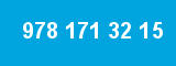 978 171 32 15 978 171 32 15